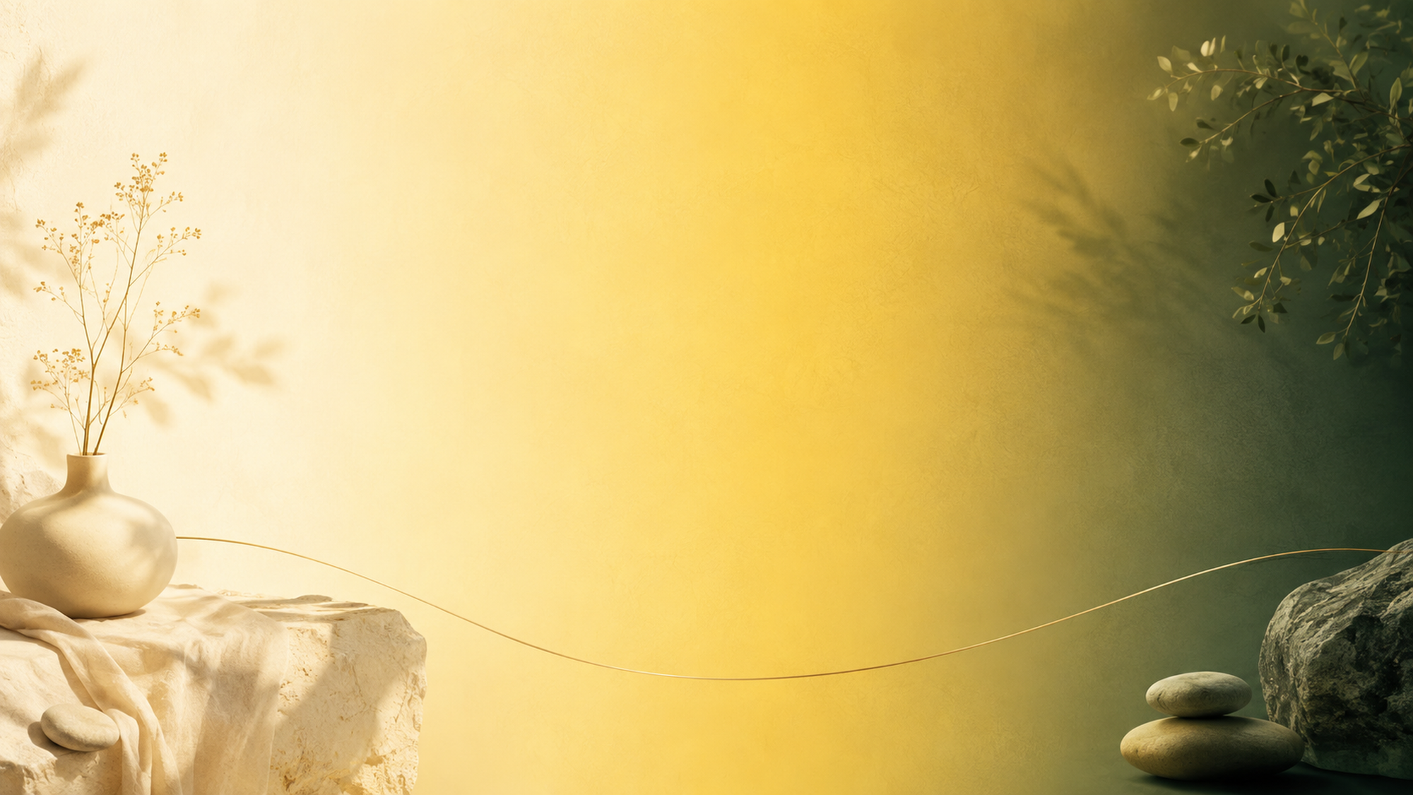 Sunlit yellow-to-green OPTIMA day journey background